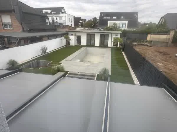 Gartenanlage Pool Luftbild Region Rhein-Sieg – GaLaBau Brüder Berisha